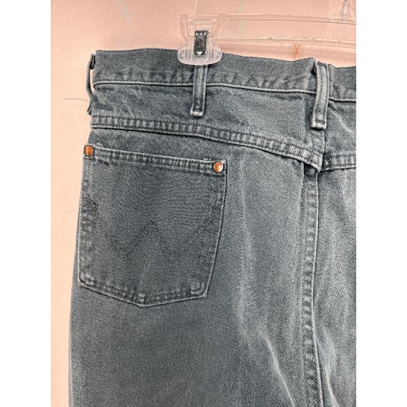 Vintage Wrangler Made In USA 936KMT Dark Green Jeans Size 34x29 Western 80/90s - Picture 9 of 13